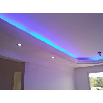 Fita LED Azul 5M com Fonte completa